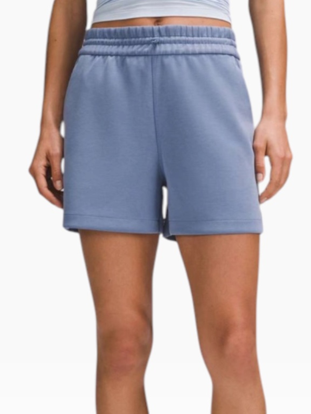 Lululemon Softstreme High-Rise Short 4" Oasis Blue Sz 6
